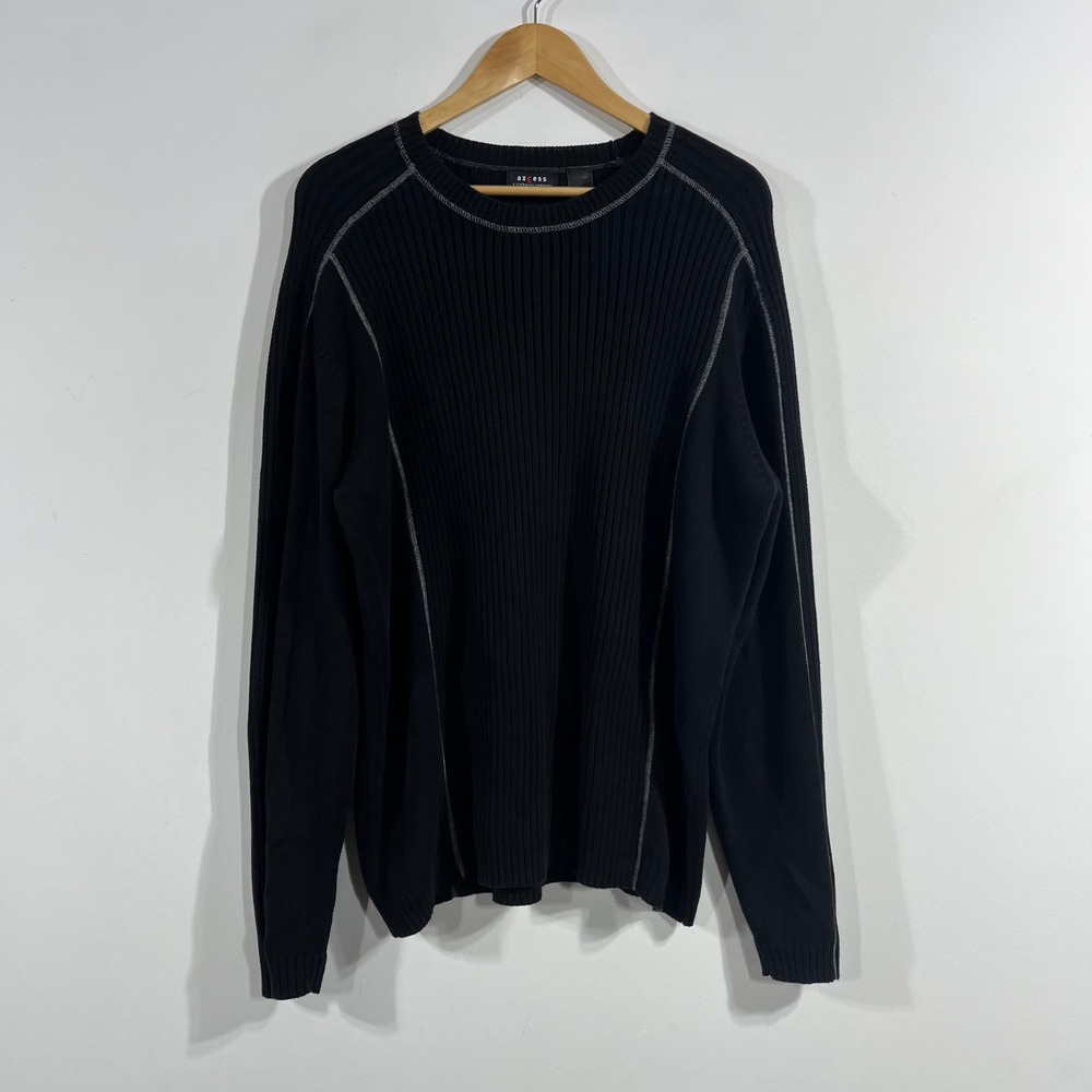 VTG 90s Liz Claiborne Indie Grunge Granola Ribbed Knit Sweater Boho Womens XL